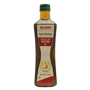 om arhm cold pressed groundnut oil | 100% pure peanut oil | wood pressed & unrefined | no preservatives or chemicals | ideal for cooking, frying & heart health